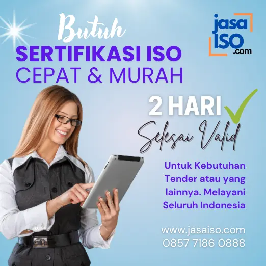 sertifikasi iso cepat murah