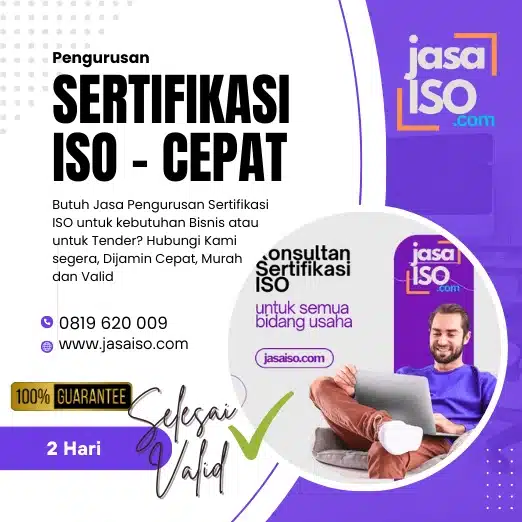sertifikasi iso tercepat